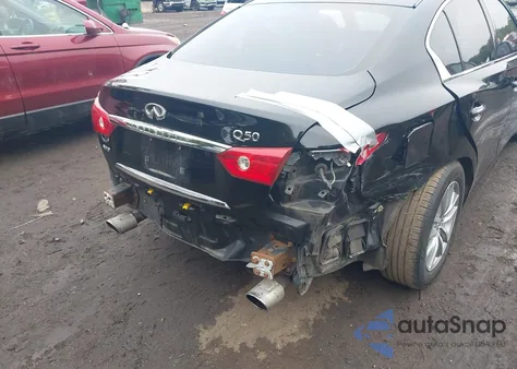 2014 Infiniti Q50 Premium from USA, damaged, VIN JN1BV7AR4EM695232